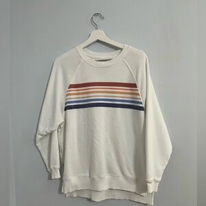 American Eagle sweatshirt with stripes
